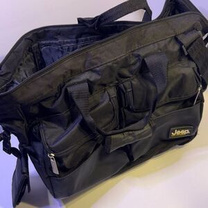 Jeep Black Duffel Bag Baby Traveler, Diaper Bag